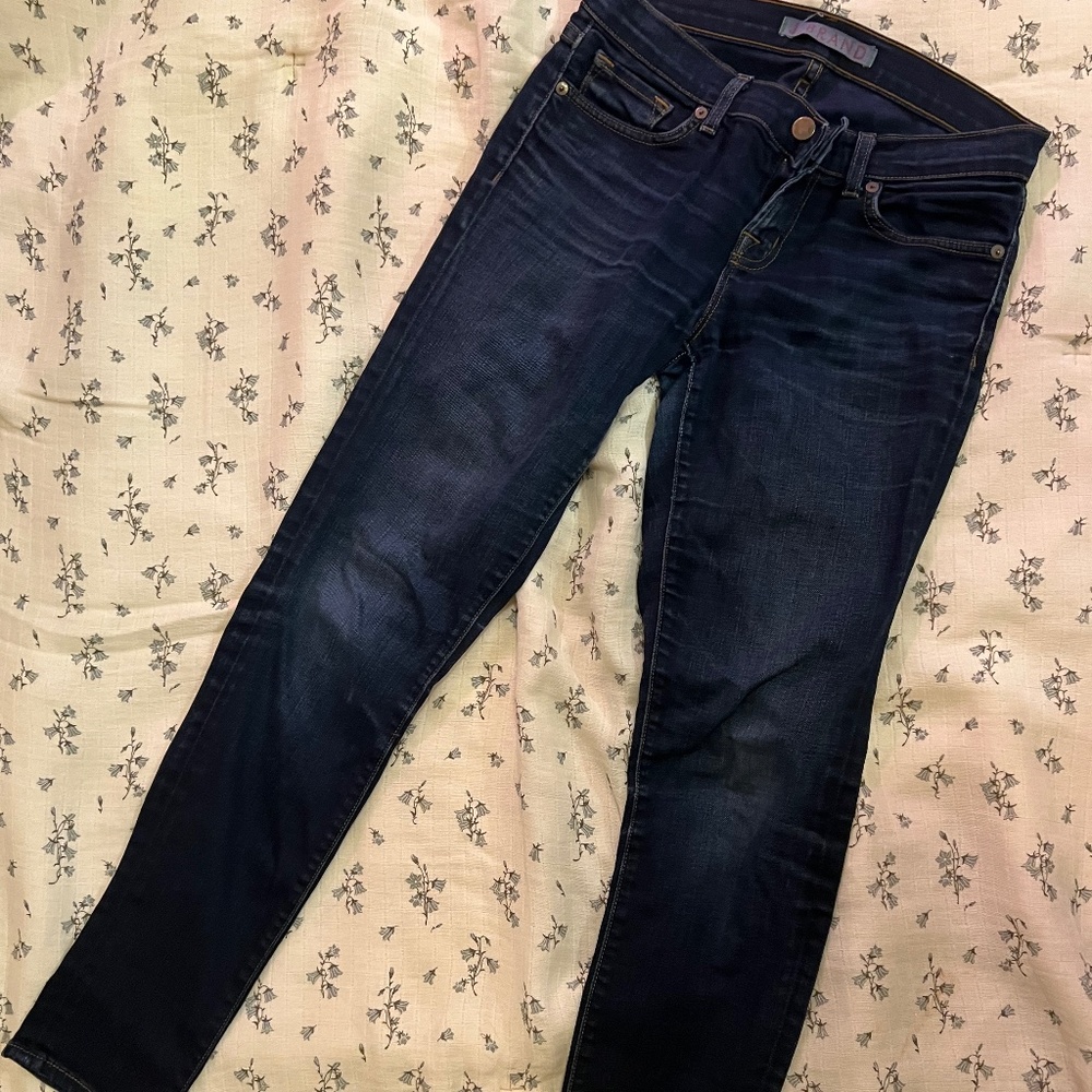 JBRAND DARK WASH DENIM SIZE 26